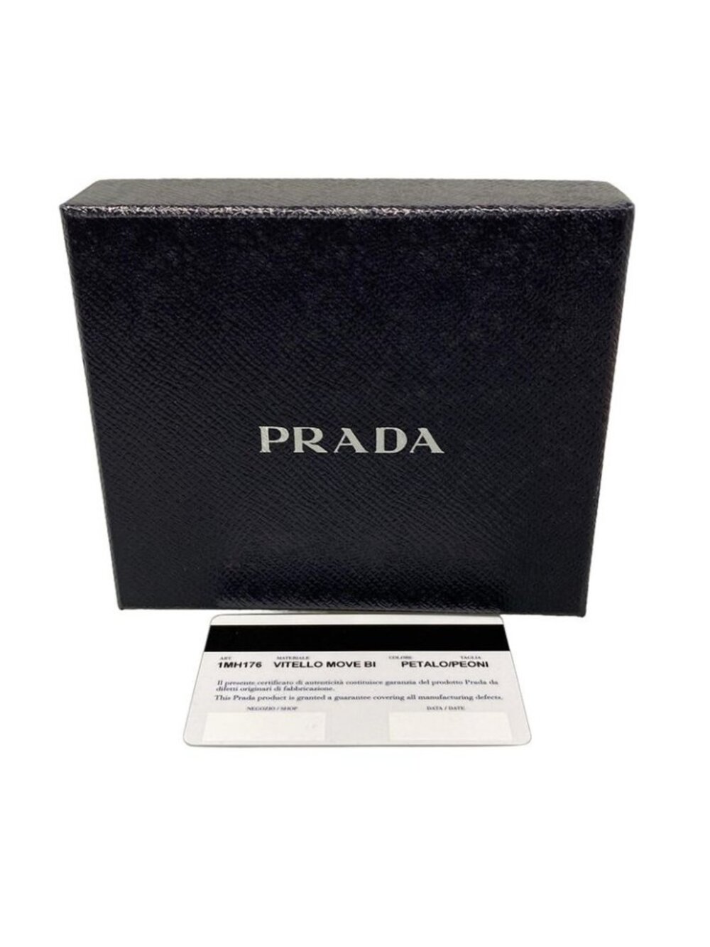 Prada Trifold Wallet 1 Mh176 Pink Leather - Picture 6 of 7